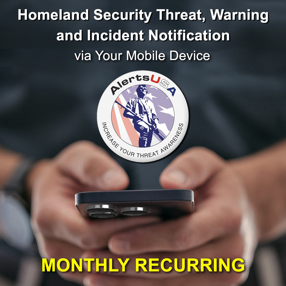 AlertsUSA Threat Notification Srvc - Monthly